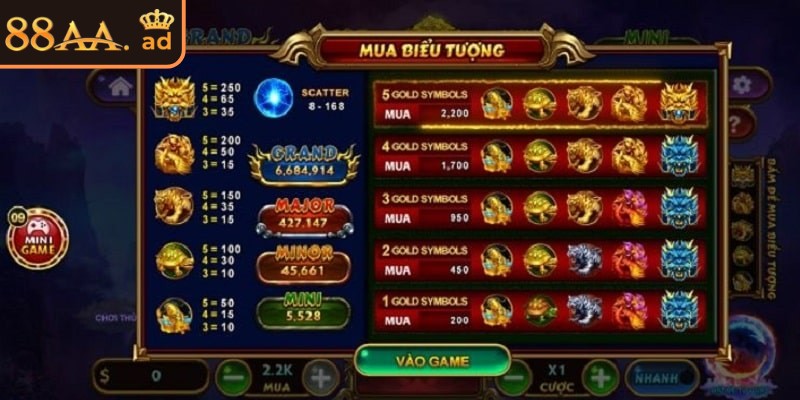 Ghi lại tần suất xuất hiện của từng linh vật giúp nhận biết chu kỳ quay