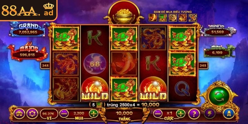 Kho Báu Tứ Linh 88AA sở hữu cơ chế trả thưởng đa dạng